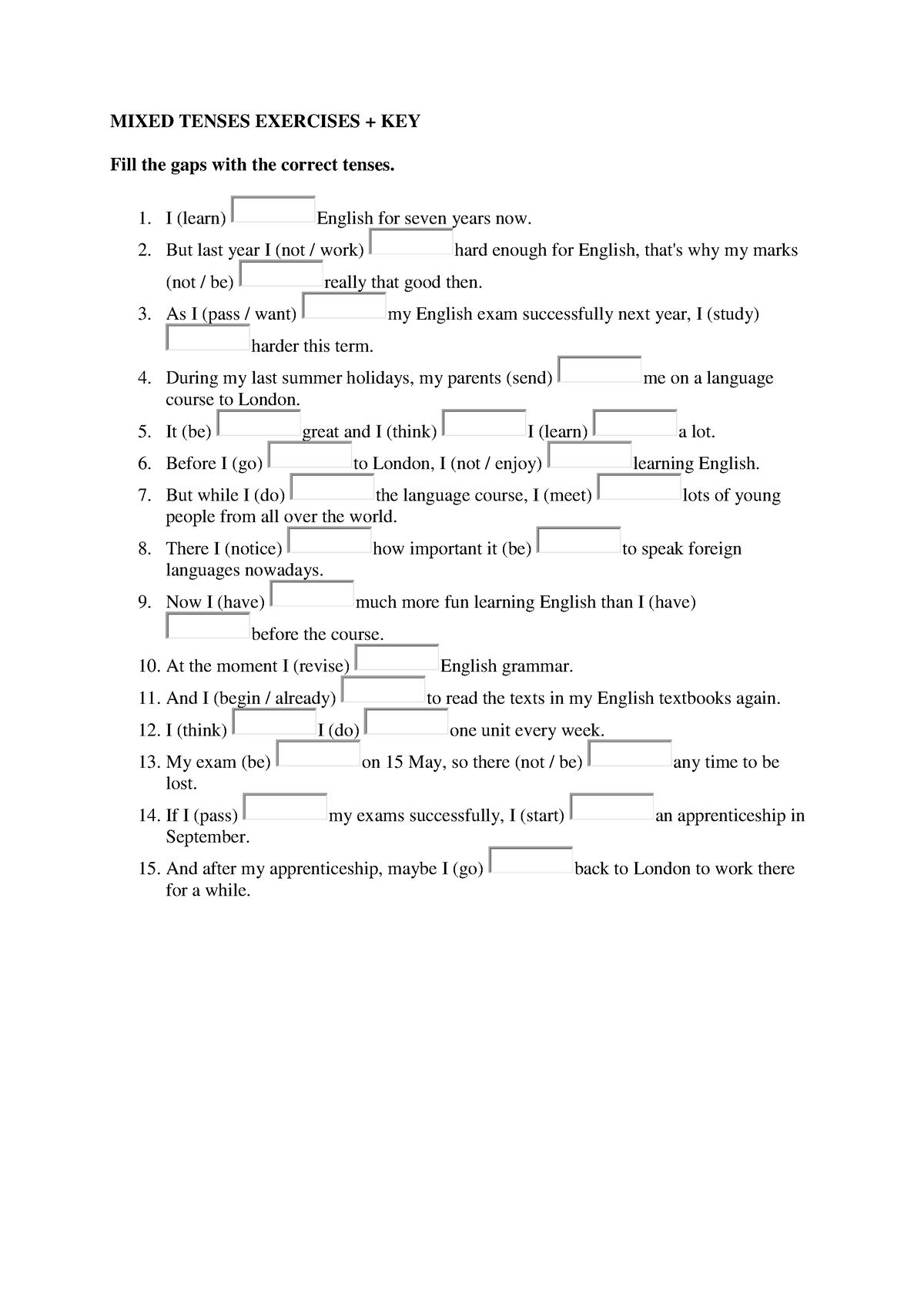 all-tenses-04-mixed-tenses-exercises-key-fill-the-gaps-with-the