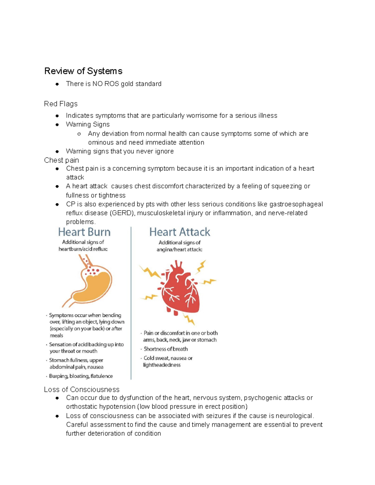 Review of Systems (ROS) Bates - PA - Review of Systems There is NO ROS ...