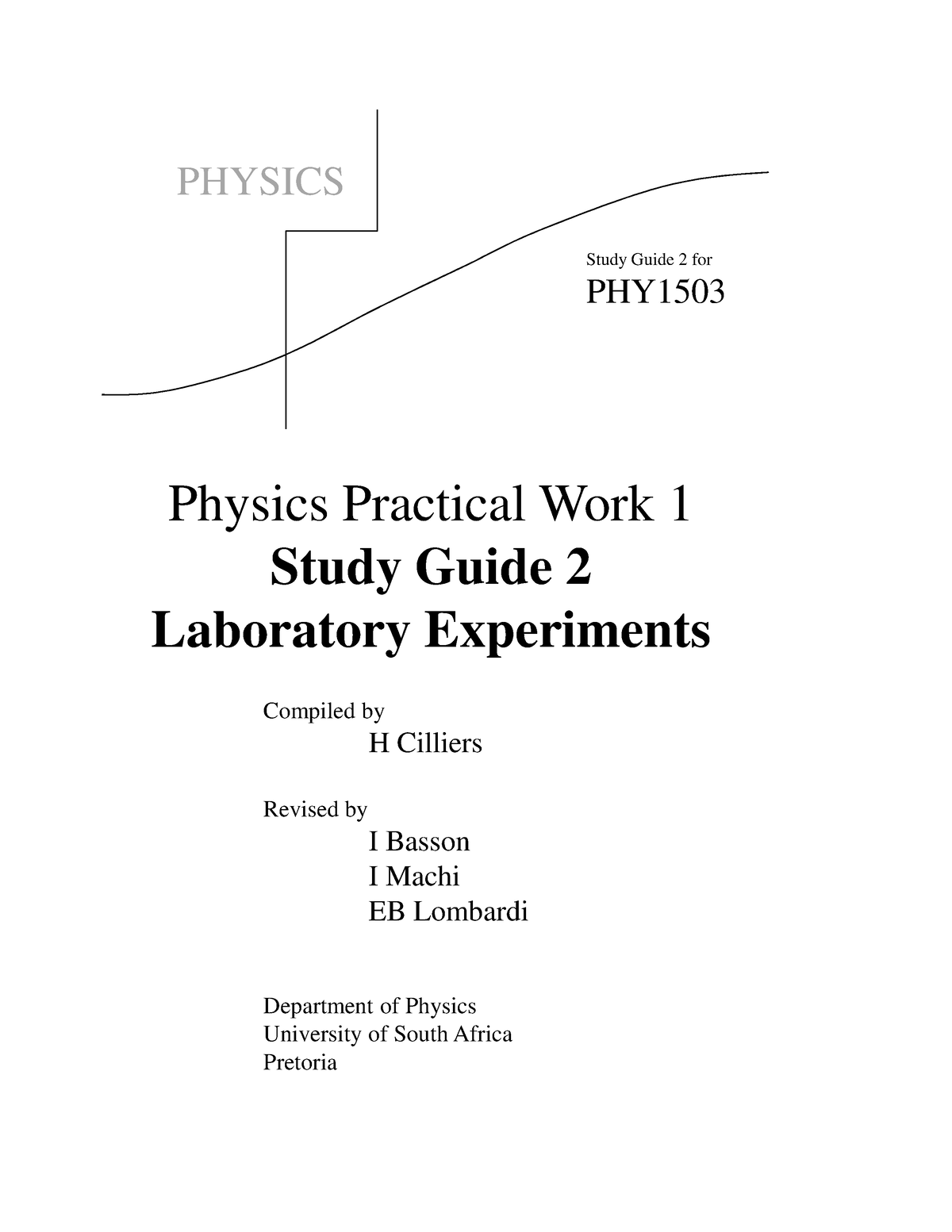 002 2011 4 B - Study Guide 2 For PHY PHYSICS Physics Practical Work 1 ...