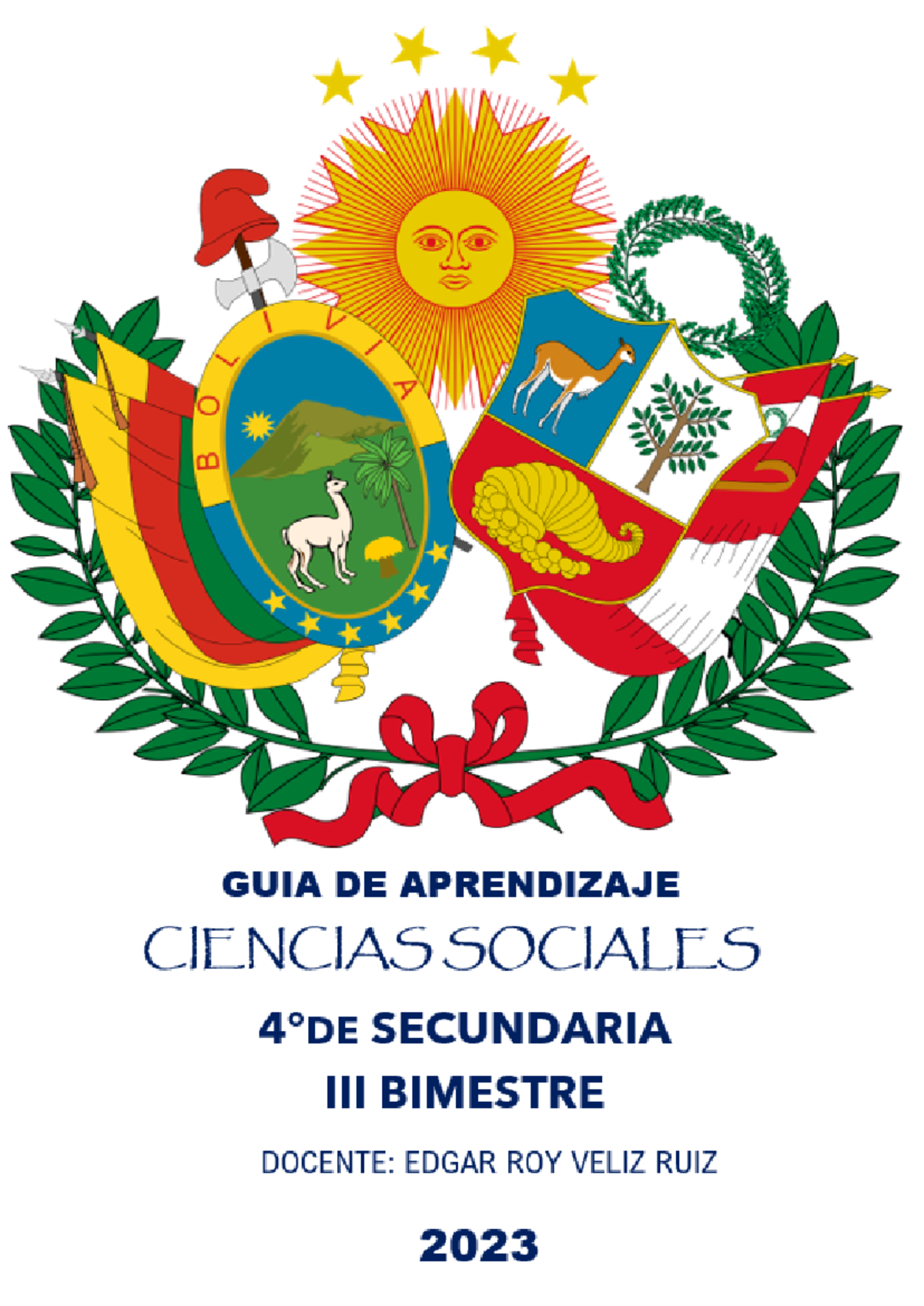 GA3 CCSS 4 UD4 Anarquia Militar PERU - Unidad didáctica 4: Guía de ...