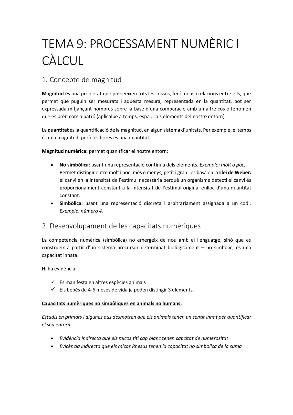 Tema 9 Processament Numèric I De Càlcul Tema 9 Processament NumÈric