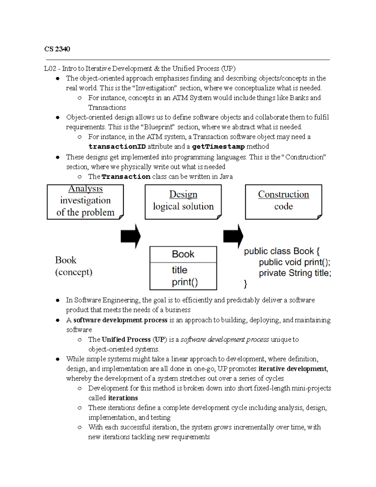 What Is Justice Crash Course Philosophy #40 CS 2340 - Course Notes - Full - CS 2340 L02 - Intro to Iterative