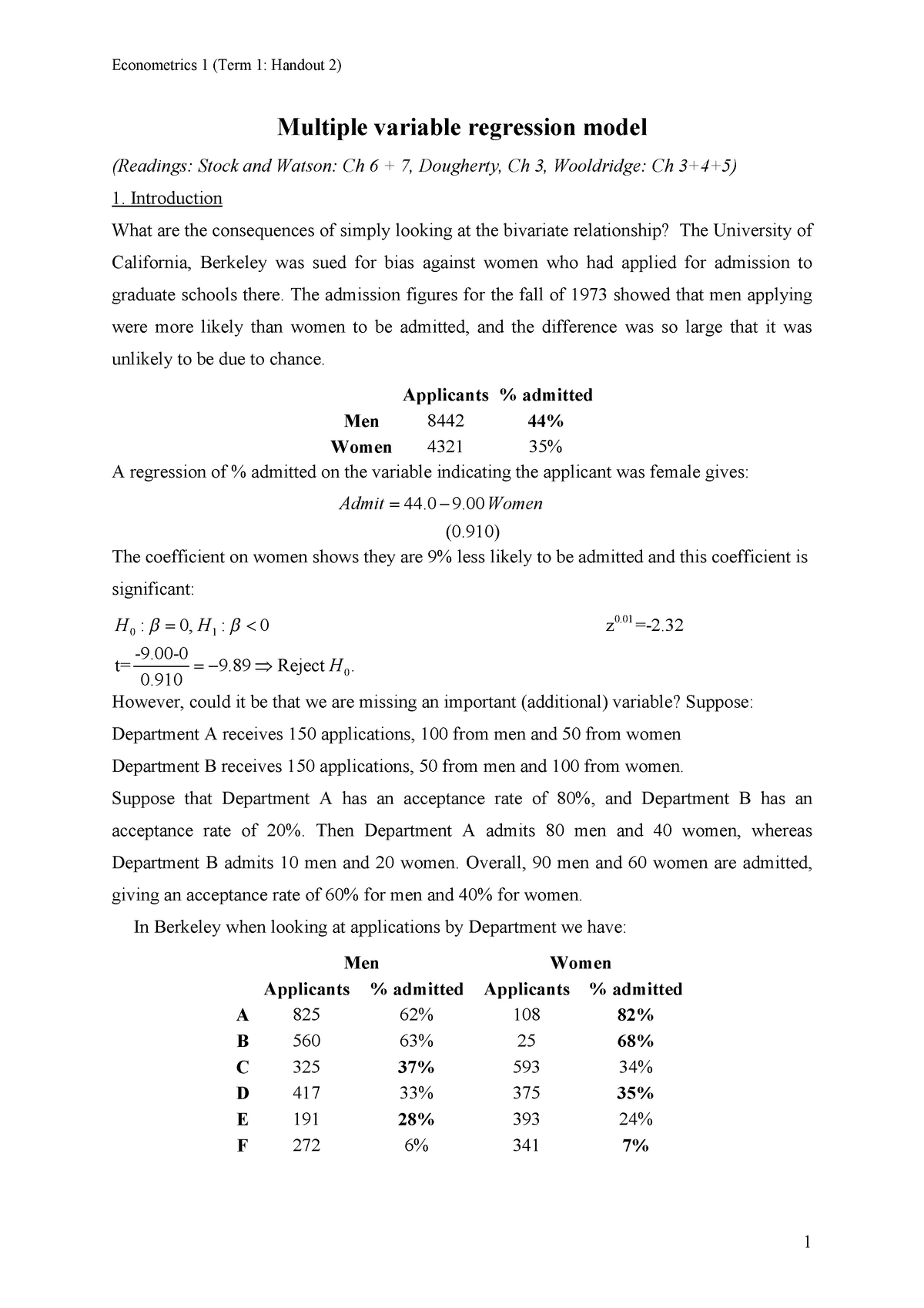 multiple-regression-analysis-multiple-variable-regression-model-readings-stock-and-watson