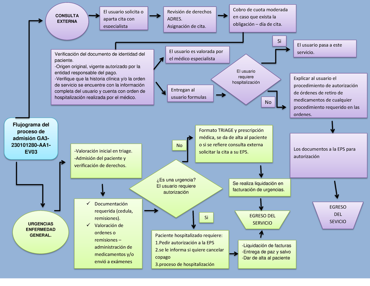 Evidencia Flujograma Del Proceso De Admision Ga Aa Evo Flujograma Del Proceso De