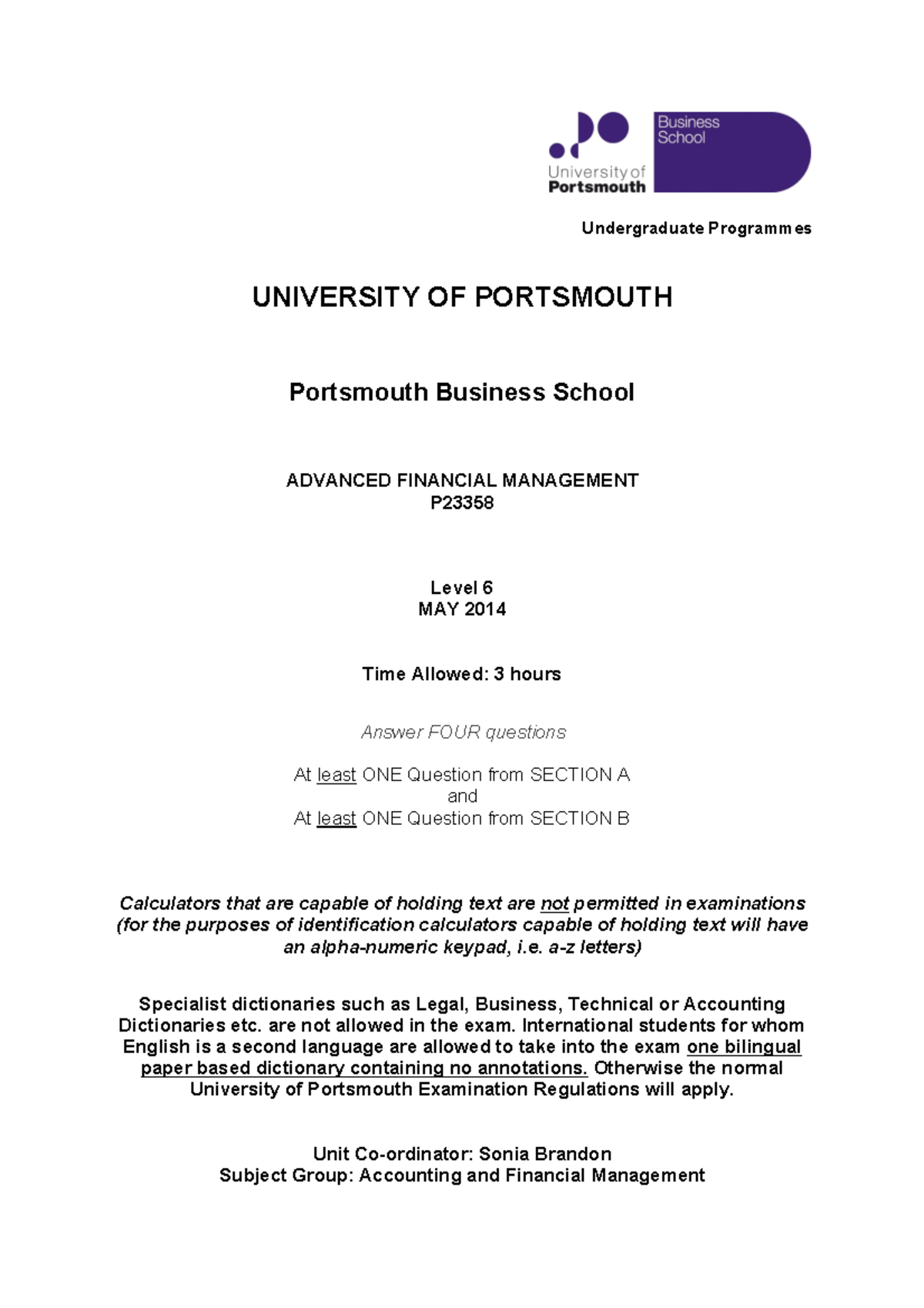 university of portsmouth thesis