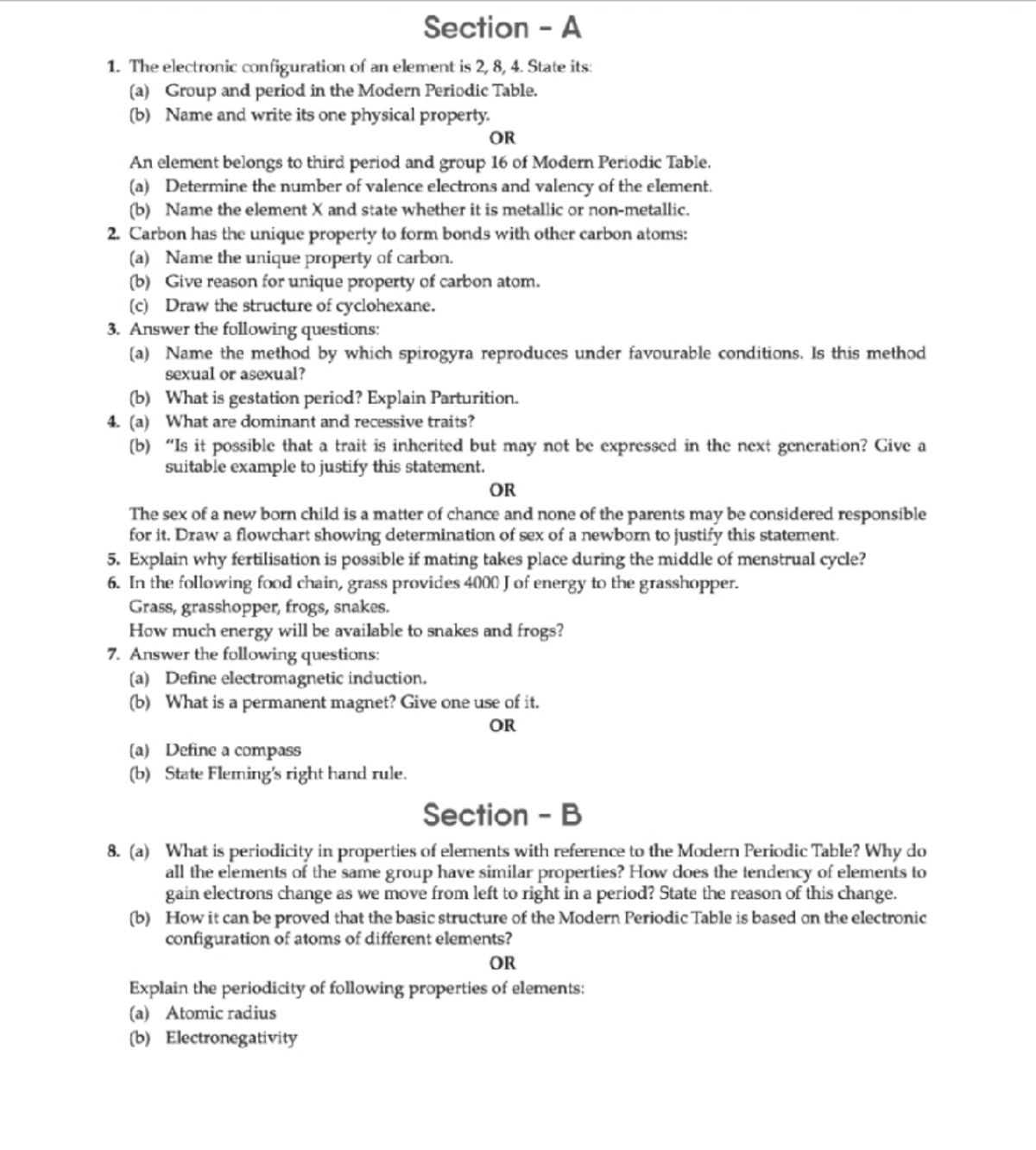 Sample paper science - Hjkm - igcse maths - Studocu