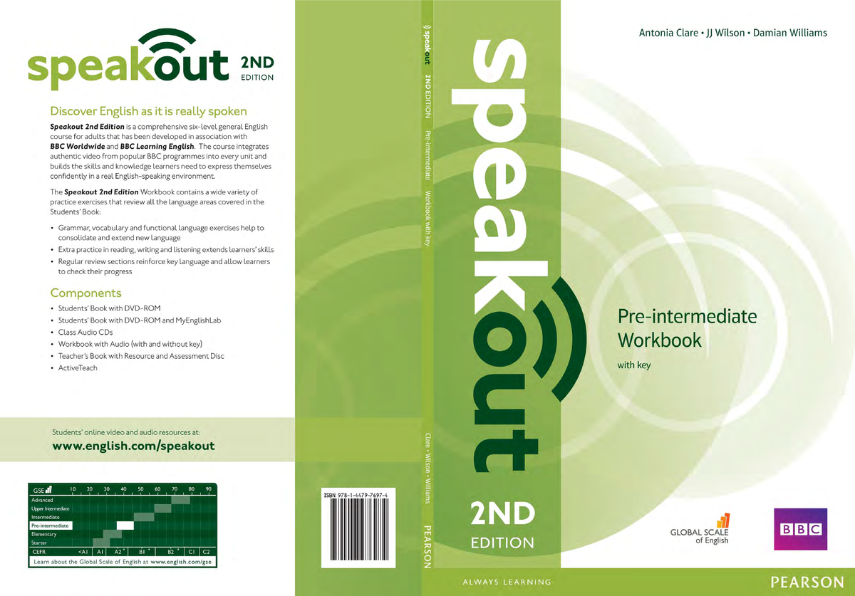 Speak OUT PRE Intermediate 2nd ED- Workbookpdf - Language I - Studocu
