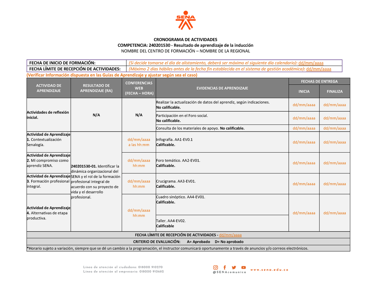 Cronograma - Actividad - CRONOGRAMA DE ACTIVIDADES COMPETENCIA ...