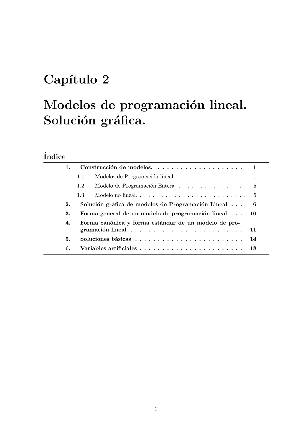 Tema2 - Libro Sobre Eso - Cap ́ıtulo 2 Modelos De Programaci ́on Lineal ...