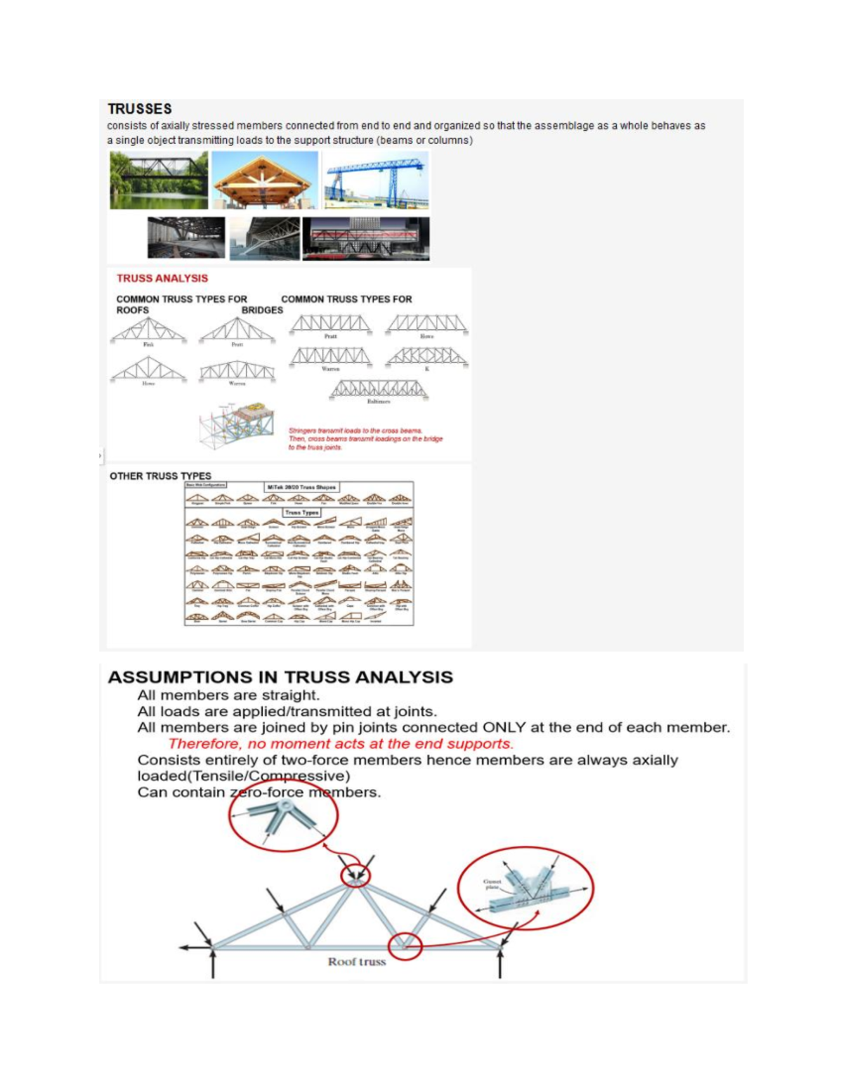 Trusses - practice and lecture - Statics of Rigid Bodies - Studocu