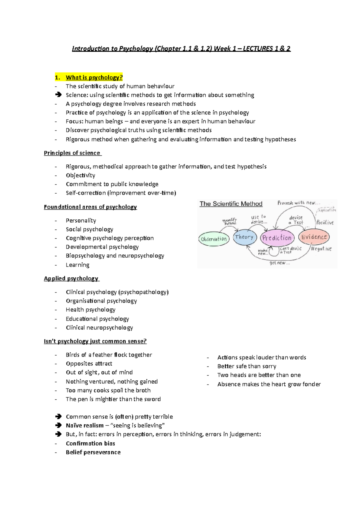 Introduction To Psychology - What Is Psychology? - The Scientific Study ...