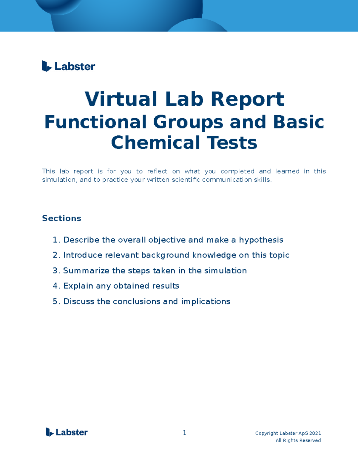 Overview of common functional groups - Labster