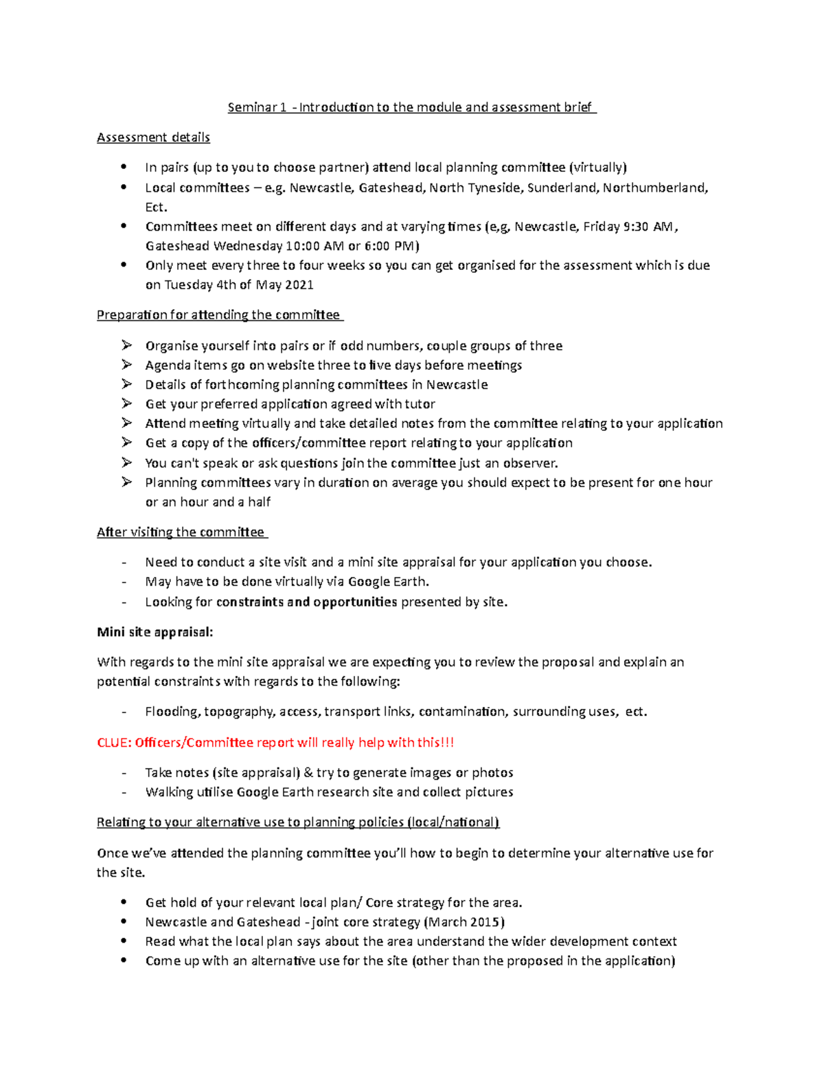 Introduction to the module and assessment brief - Newcastle, Gateshead ...