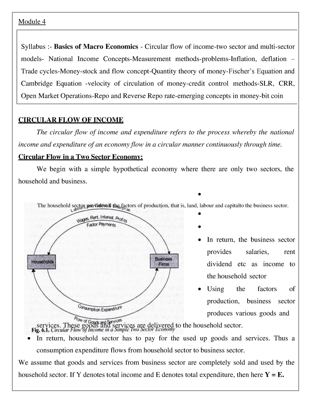 economics-module-4-short-notes-module-4-circular-flow-of-income-the