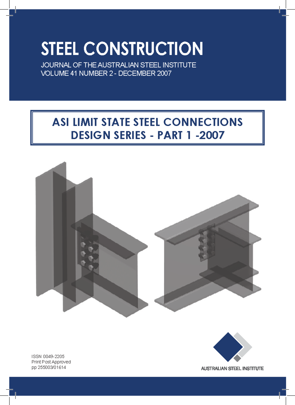 Document - note - STEEL CONSTRUCTION JOURNAL OF THE AUSTRALIAN STEEL ...