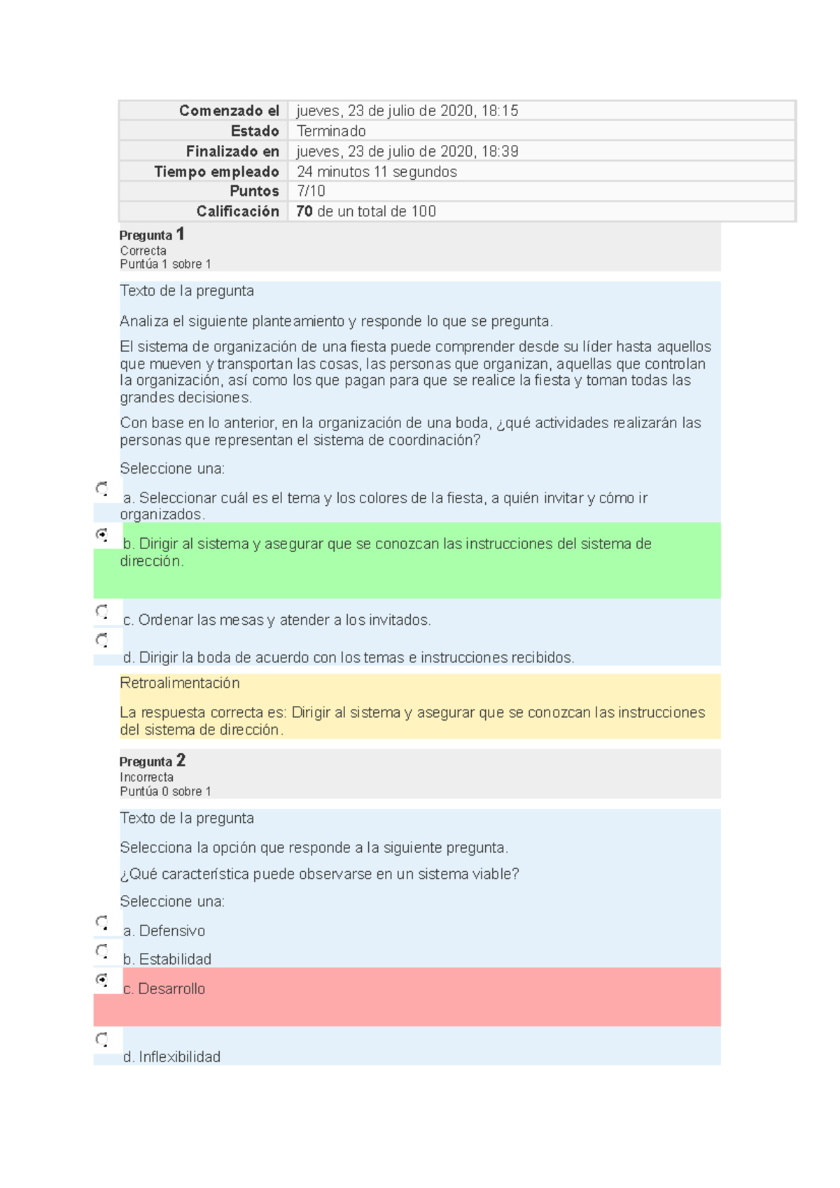 Examen Pensamiento Sistémico Análisis De Aprendizaje - El Enfoque ...