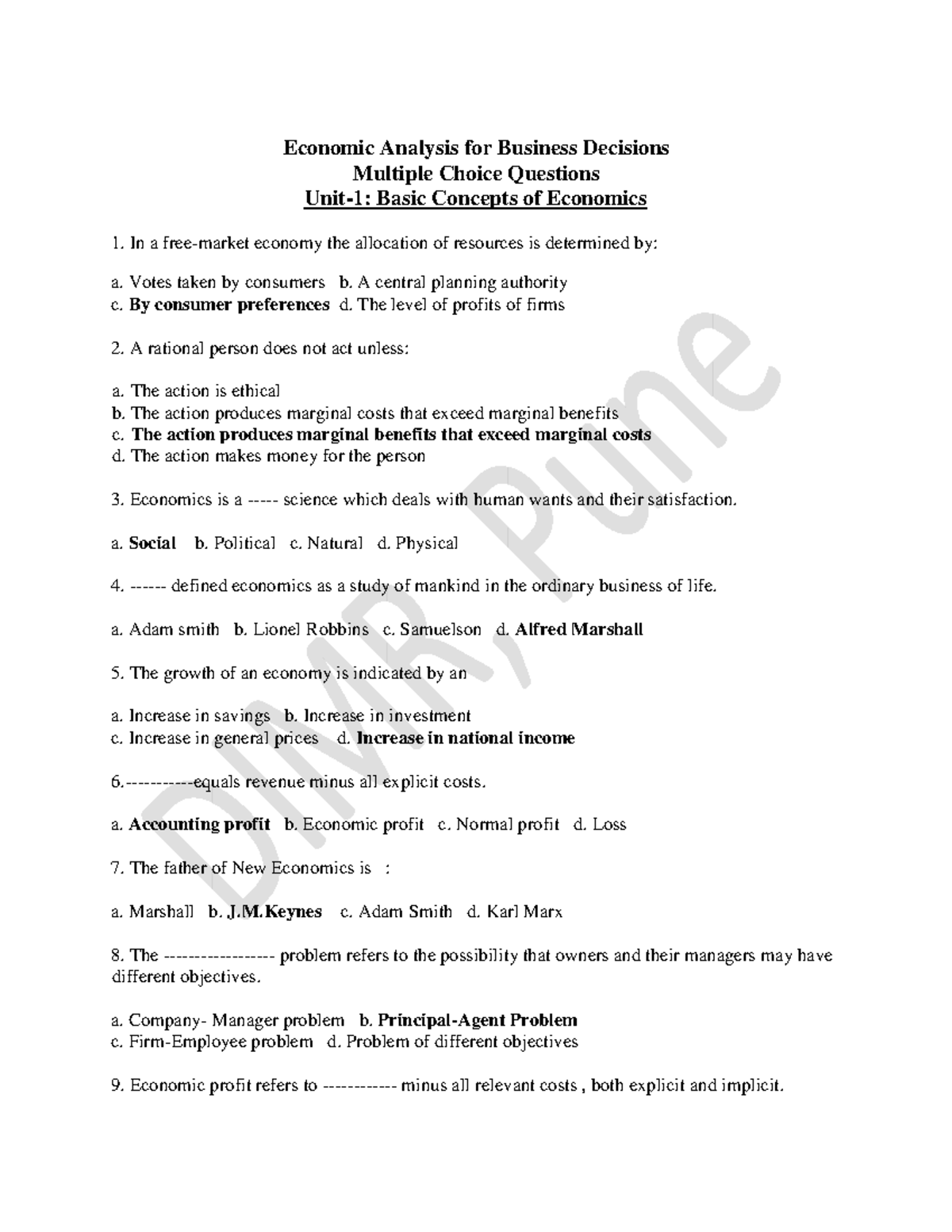 Mcq Eabd Unit 1 Multiple Choice Questions Economic Analysis For Business Decisions Multiple Studocu Mcq Eabd Unit 1 Multiple Choice Questions Economic Analysis For Business Decisions Multiple Studocu