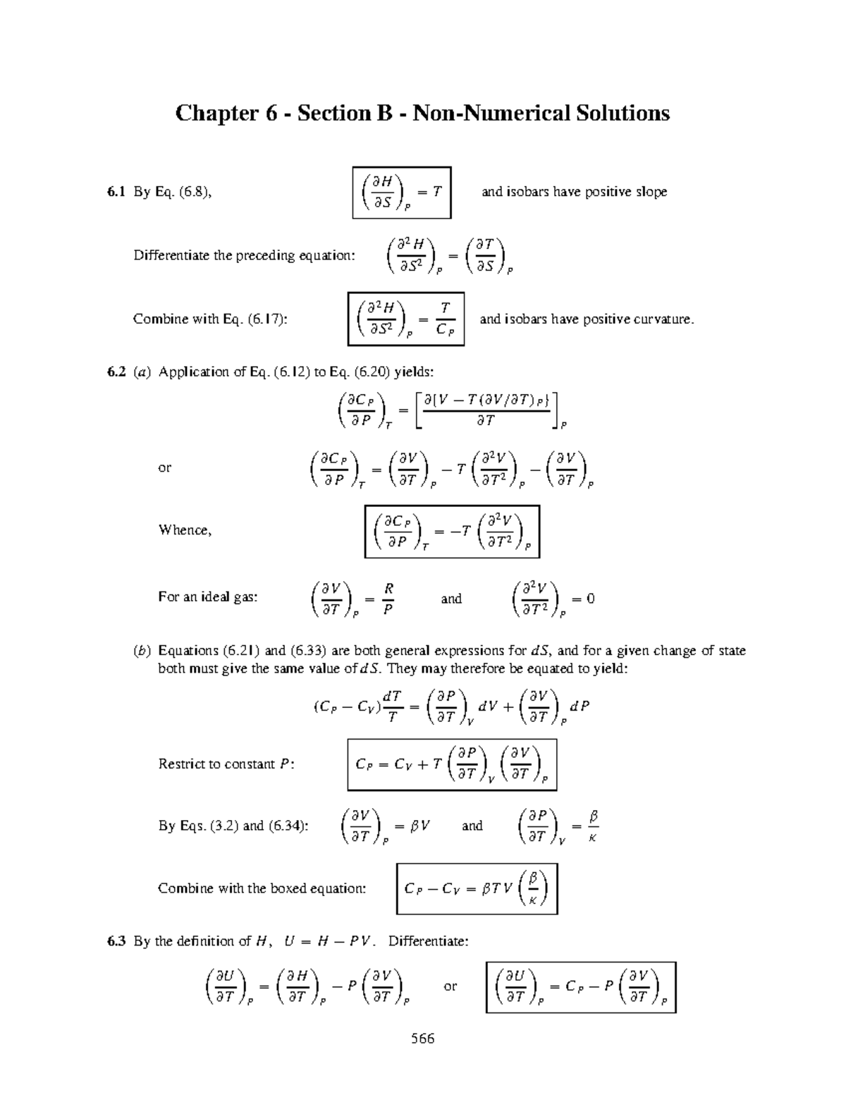 SM 6B - lecture note - Chapter 6 - Section B - Non-Numerical Solutions ...