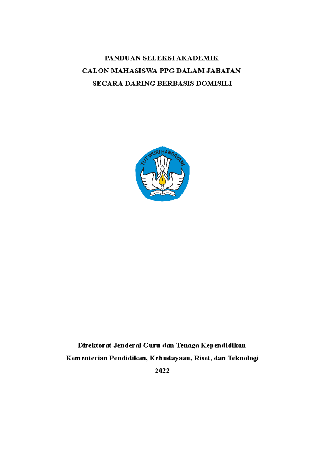 TATA Tertib Peserta Ujian - PANDUAN SELEKSI AKADEMIK CALON MAHASISWA ...