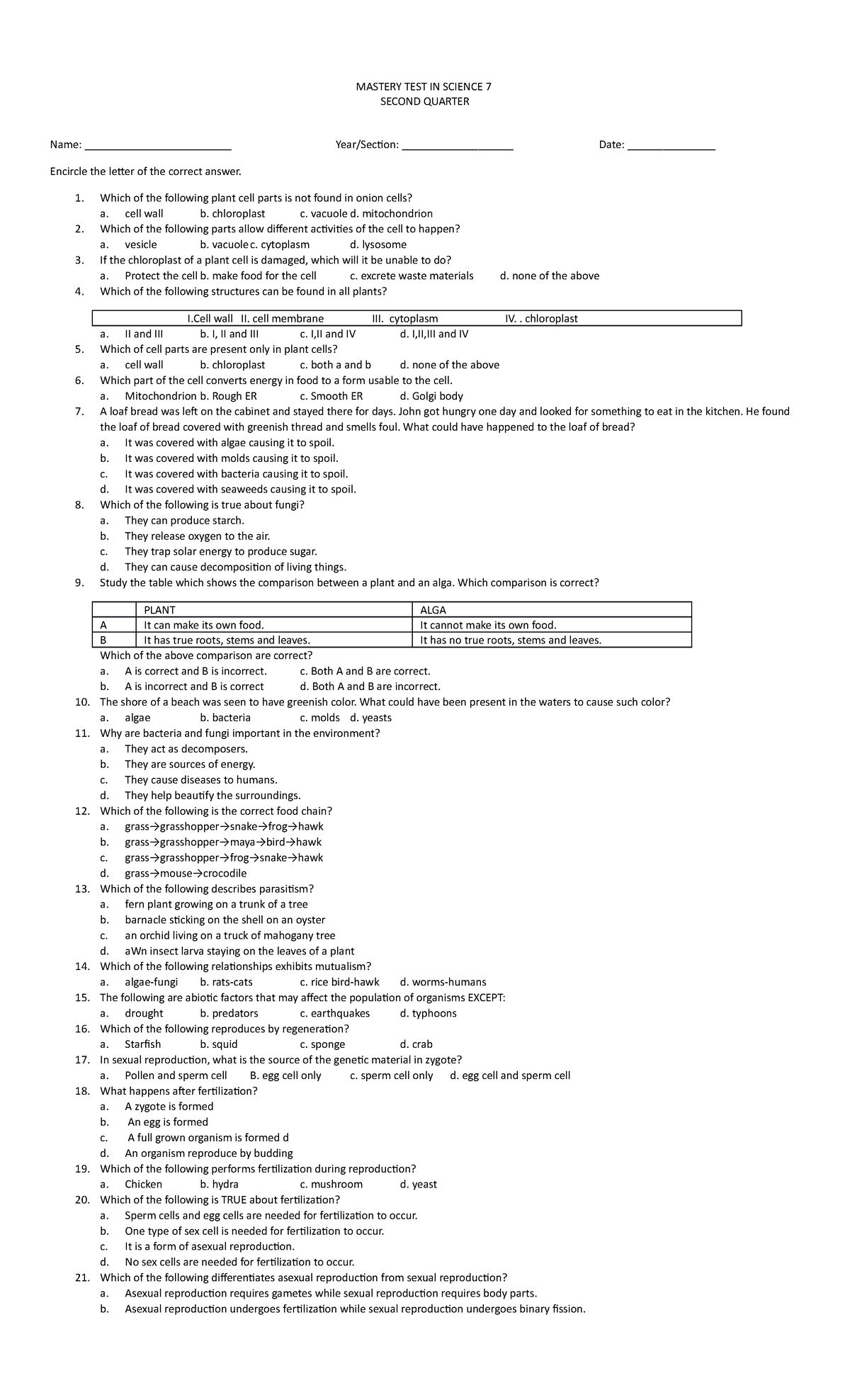 composing a research paper mastery test