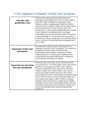 cj 207 assignment 6 2 template landmark cases