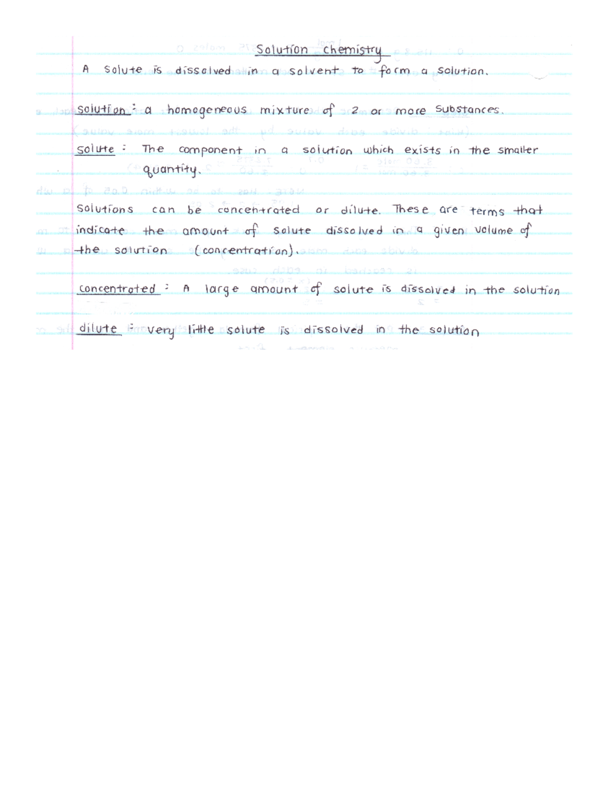 1molaritydilution MOLARITY NOTES Studocu