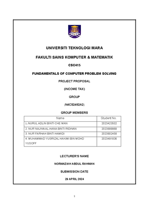 Flowchart group project csc - 3.2 Flowchart for main function Start ...