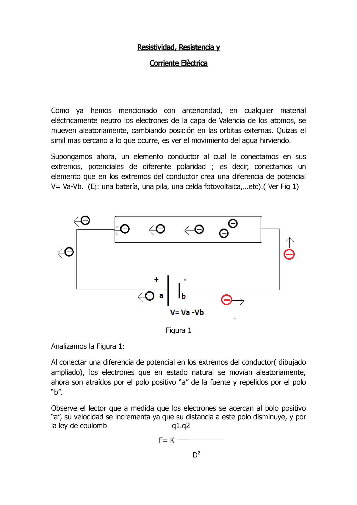 111Resistividad, Resistencia Y Corriente Elèctrica - Resistividad ...