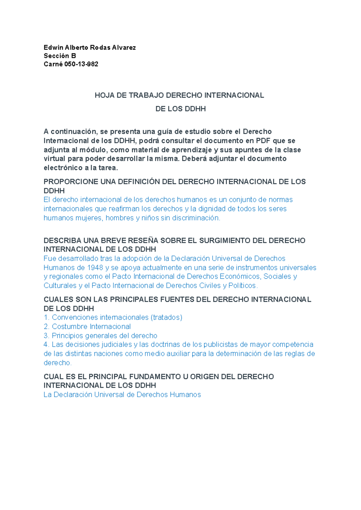 Derecho Internacional DE LOS DDHH - Edwin Alberto Rodas Alvarez Sección ...