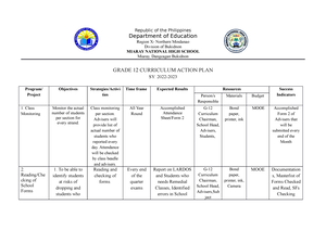 Earth AND LIFE Science DLL - 5th week - GRADE 11 DAILY LESSON LOG ...