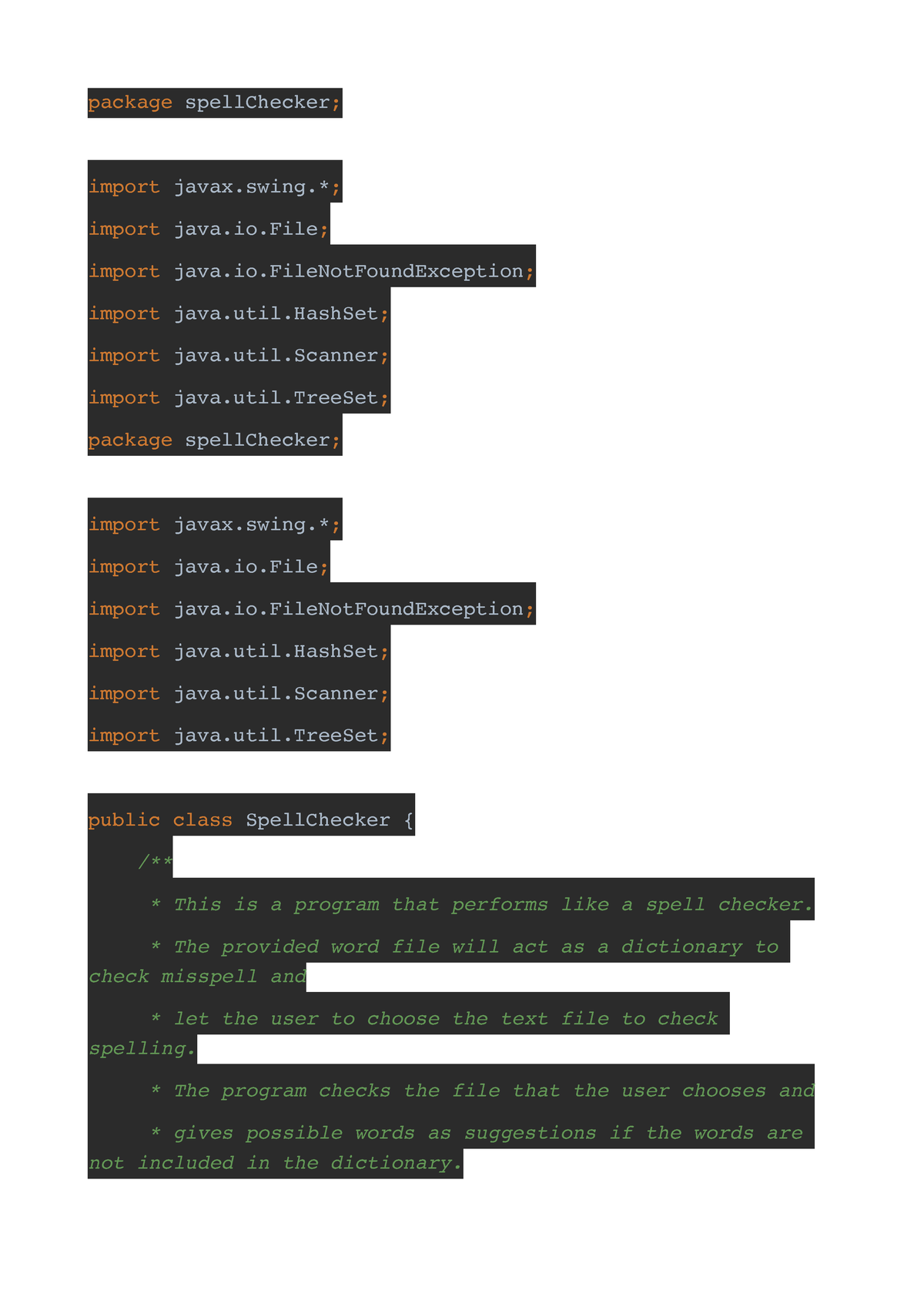 spellchecker-the-code-you-provided-is-a-java-program-for-a-spell
