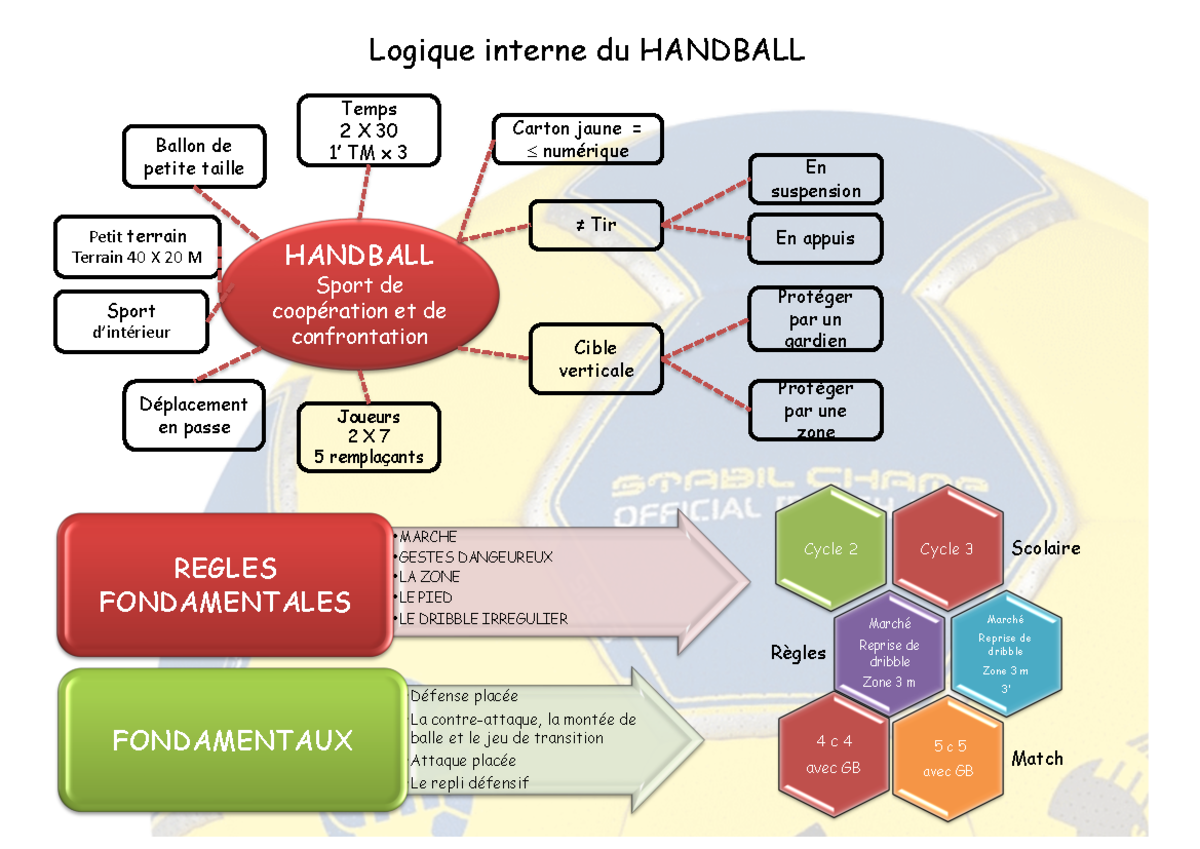 Logiques internes sports collectifs - HANDBALL Sport de coopération et