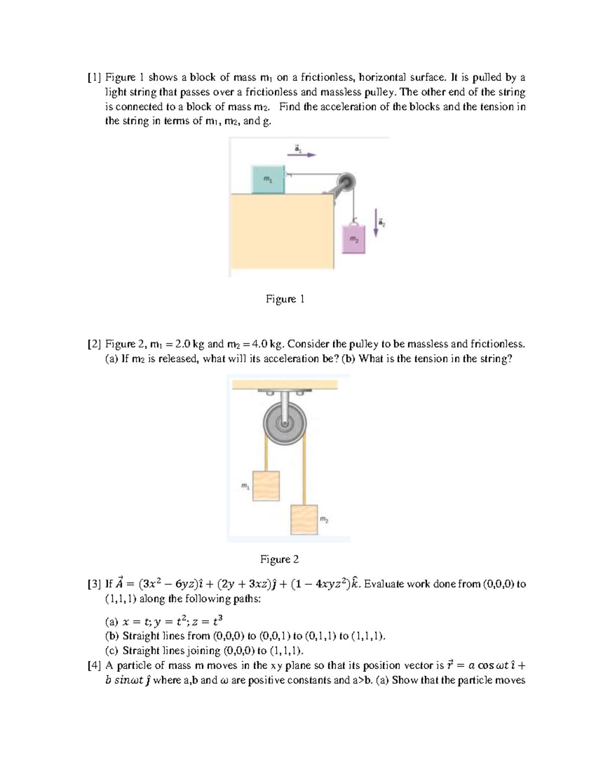 Pratice qn nlm and module engineering physics - [1] Figure 1 shows a ...