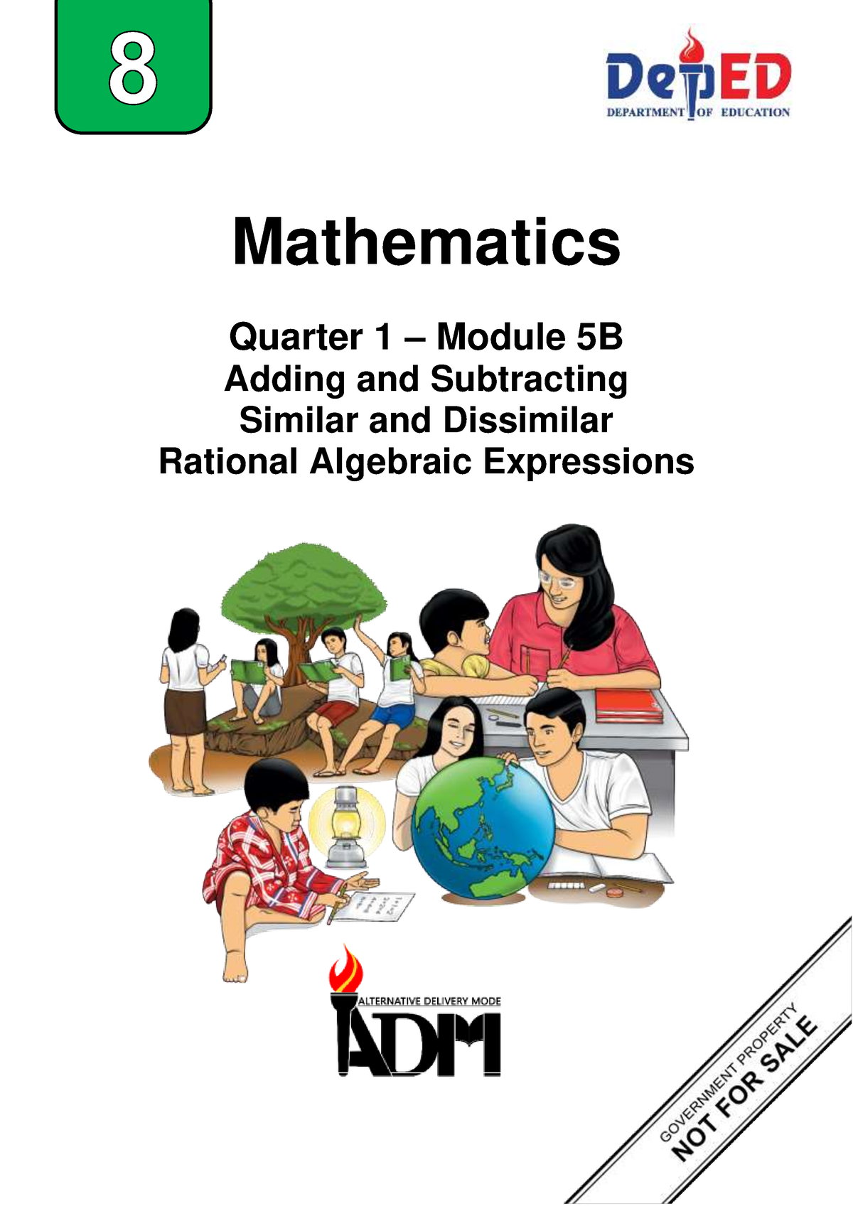 Math8 Q1 Mod5B Adding And Subtracting Similar And - Mathematics Quarter ...