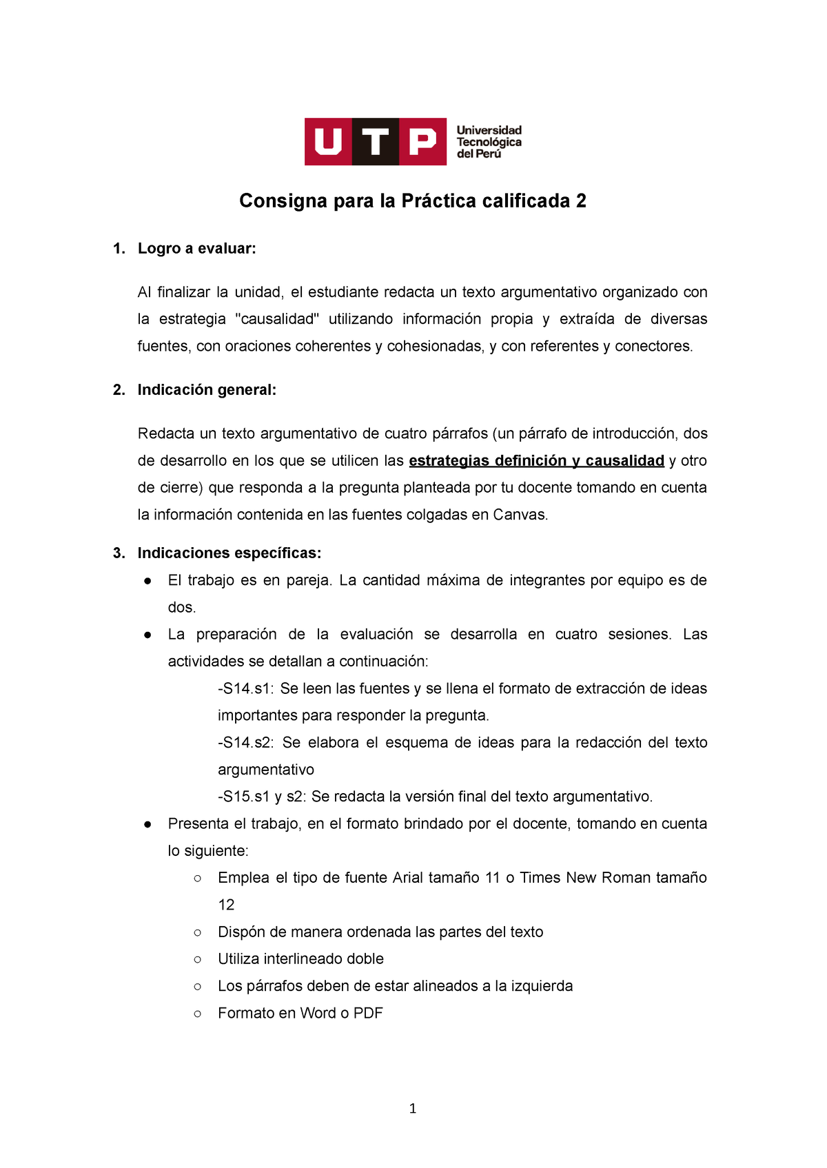 GC N01I PC2Consigna 22C1M - Consigna Para La Práctica Calificada 2 ...