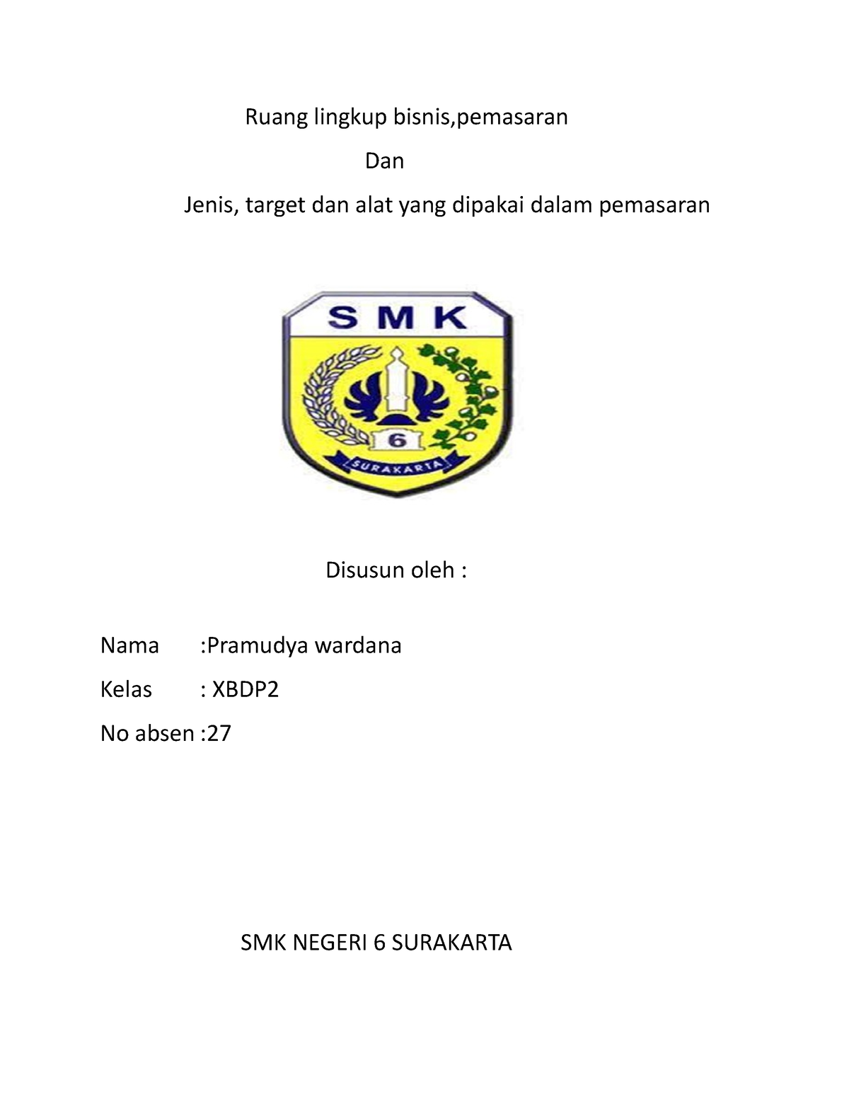 Ruang Lingkup Bisnis Dan Pemasaran - Ruang Lingkup Bisnis,pemasaran Dan ...