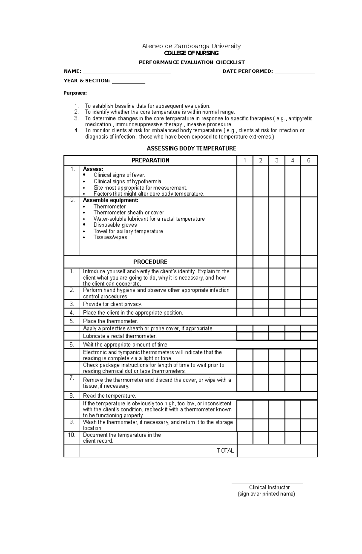 Body-Temperature - Body Temperature Nursing - Ateneo de Zamboanga ...