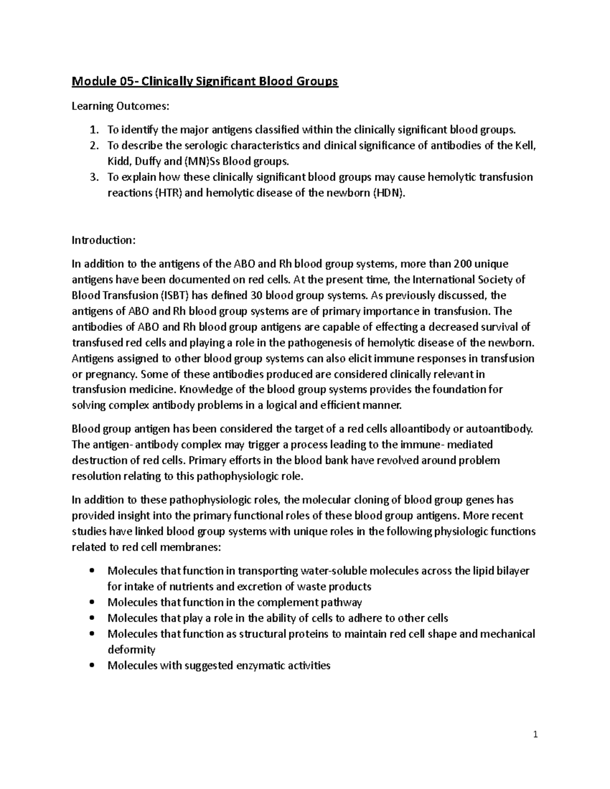 Module+05+Clinically+Significant+Blood+GroupsModule+06-+Clinically ...