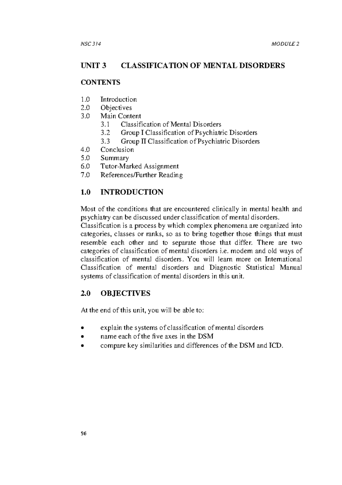 nursing-psychiatric-1-16-nsc-314-module-2-unit-3-classification-of