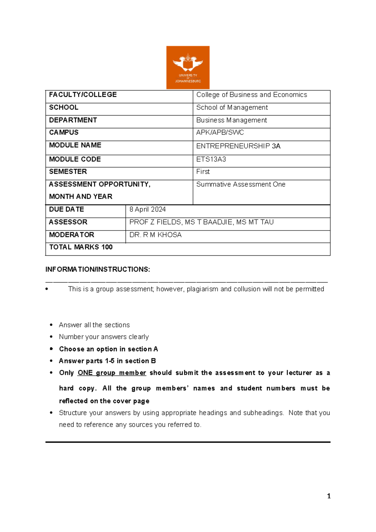 General Principles of Commercial Law - FACULTY/COLLEGE College of ...