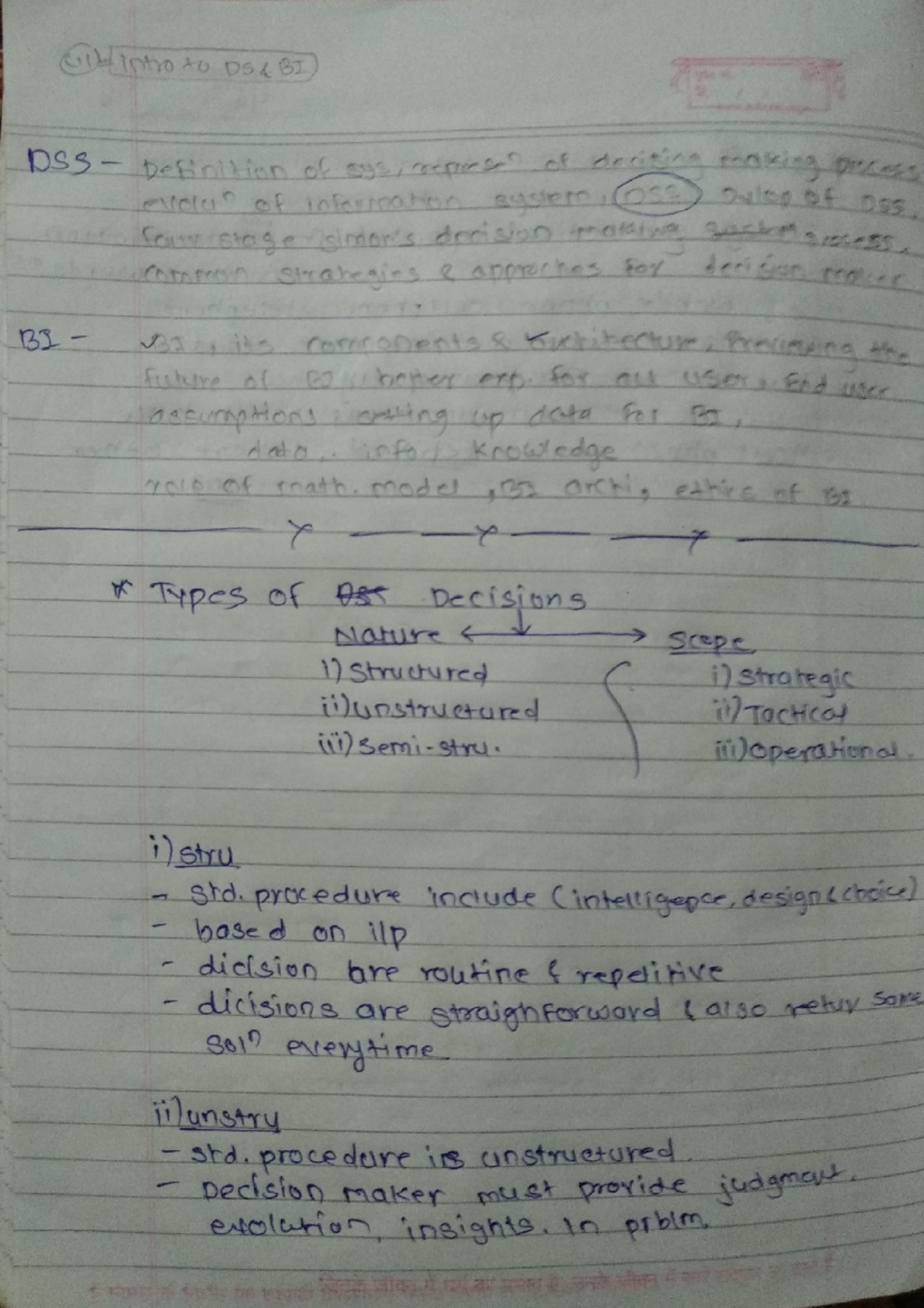 Bi short notes - Summary Computer Engineering - Studocu