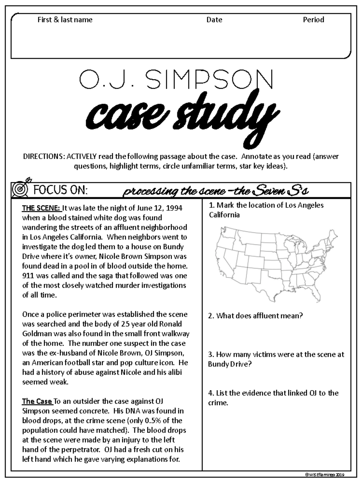 16.1 OJ Simpson - First & Last Name Date Period O. SIMPSON Case Study ...