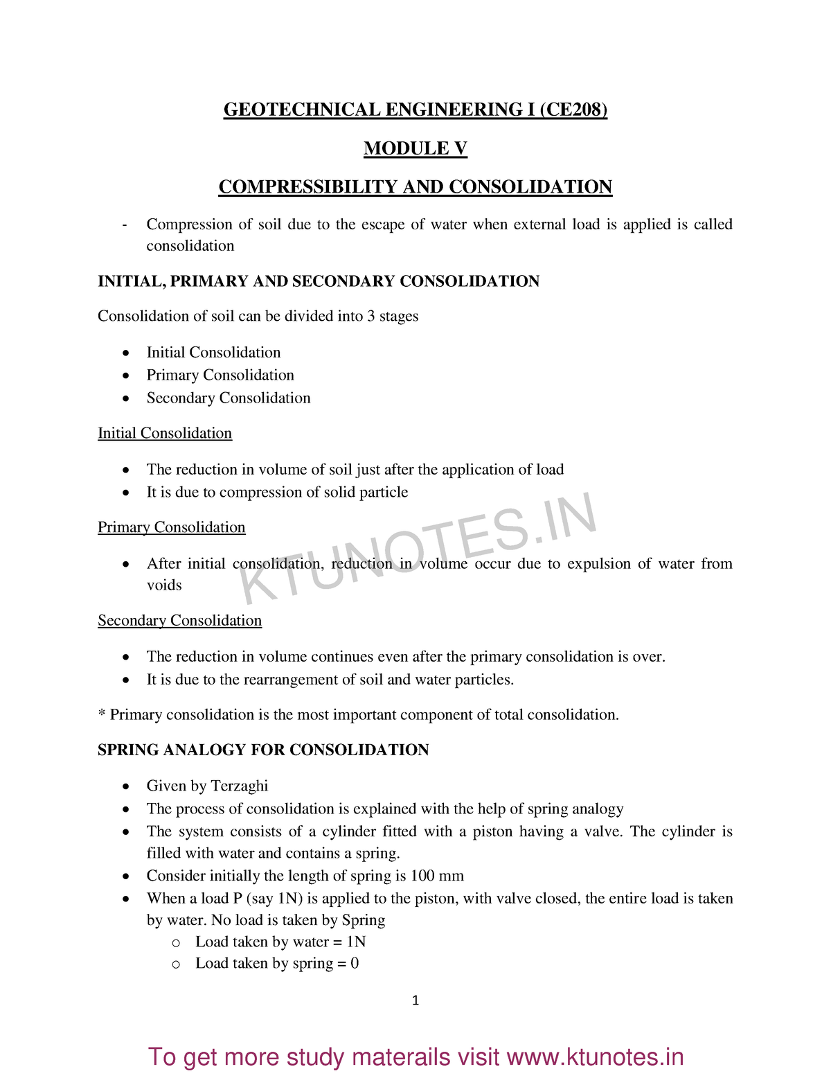 geotechnical engineering assignment