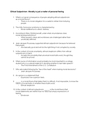 Biomedical Ethics- Chapter 11 Quiz - Chapter 11 Quiz: Which Of The ...