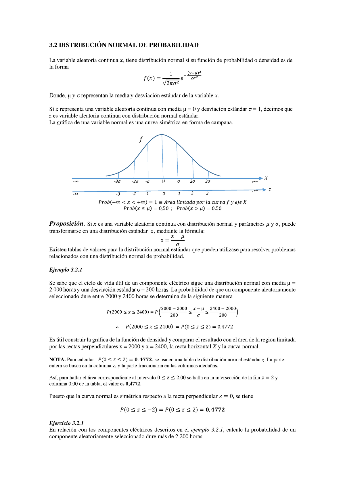 3.2 Distribución Normal Para Estadistica 2 Repaso Y Ejecicios Con Su ...