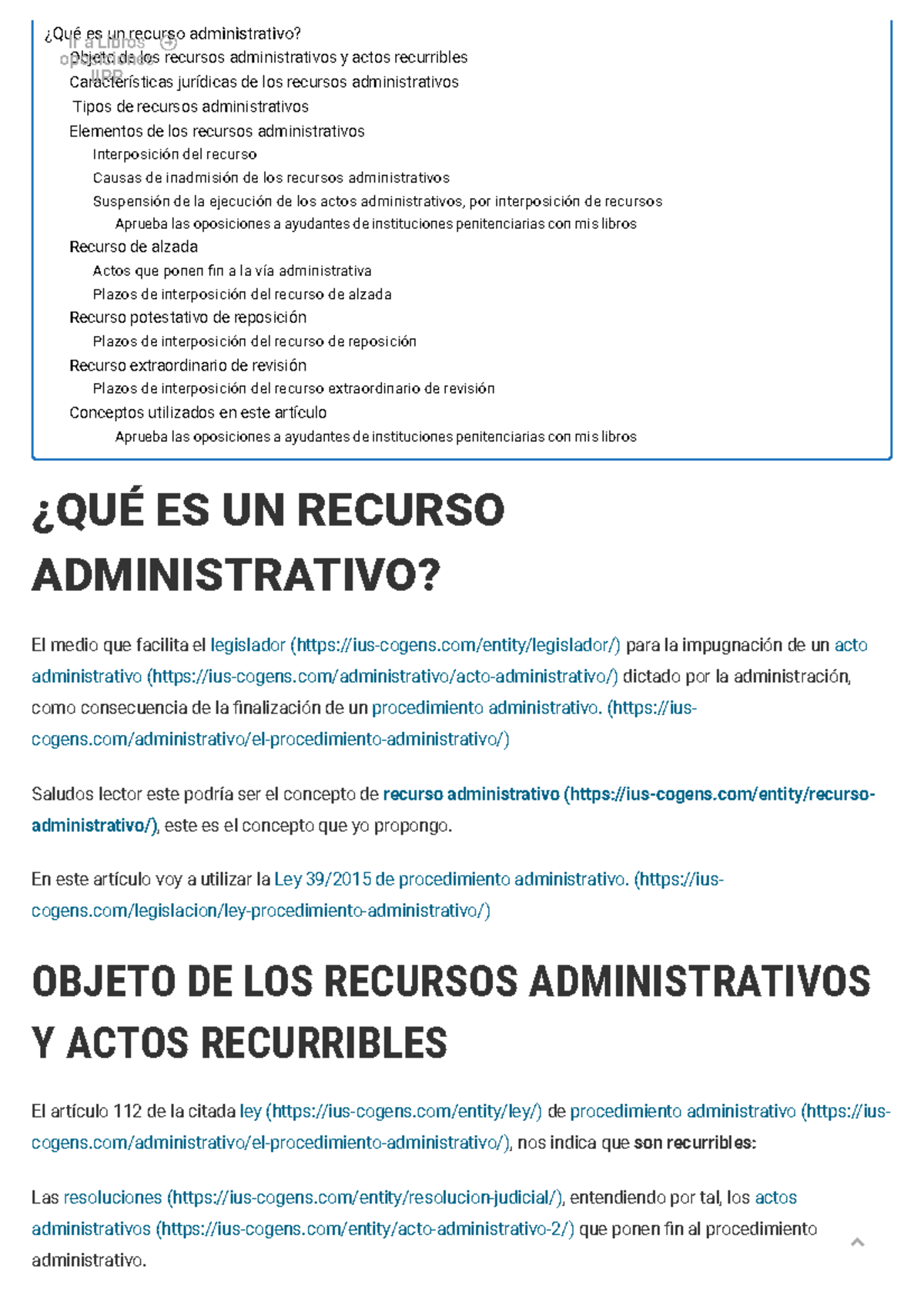 Los Recursos Administrativos - ¿QUÉ ES UN RECURSO ADMINISTRATIVO? El ...