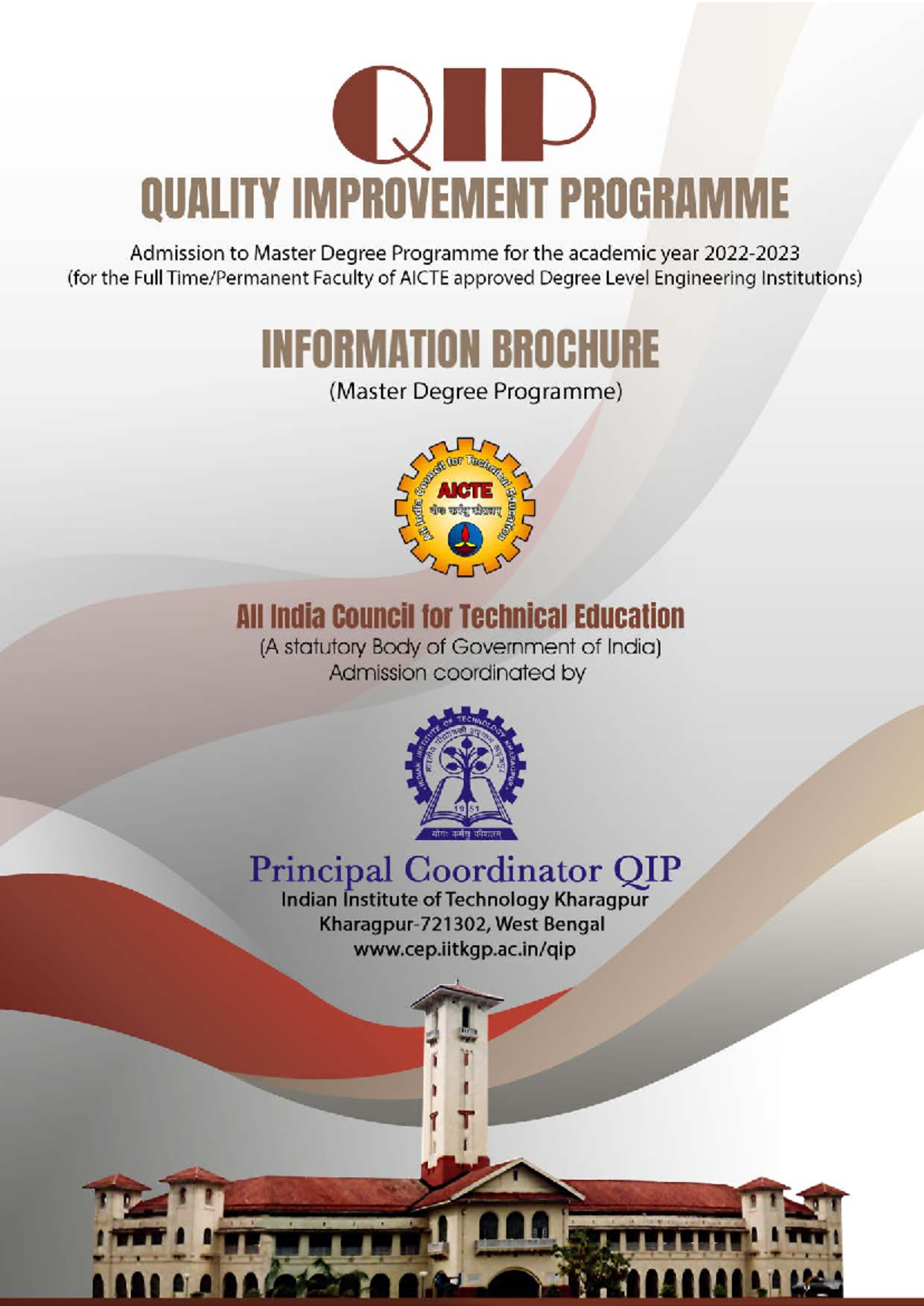 Qip mtech brochure - ####### TABLE OF CONTENTS - I General Information ...