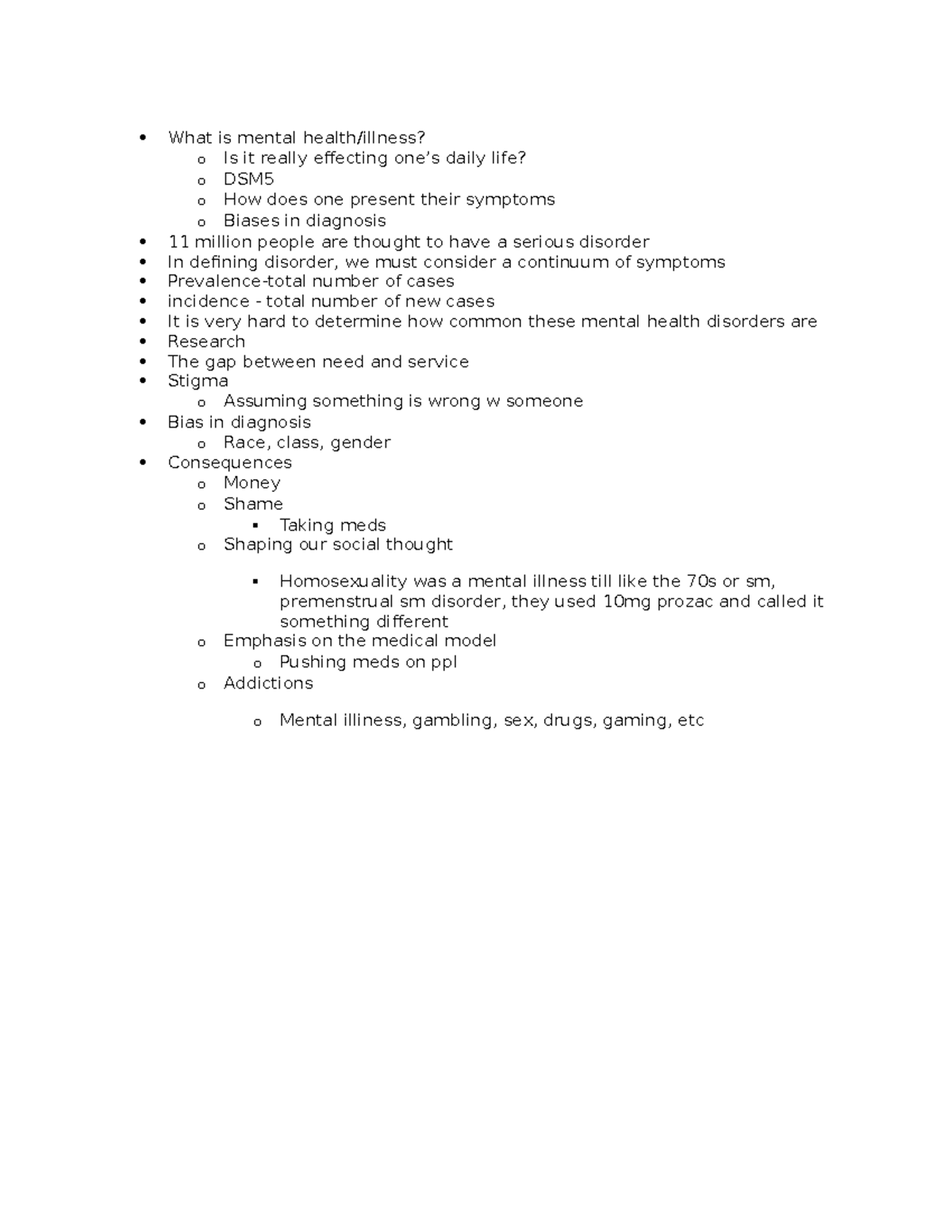 Swk 1 - lecture notes from the start of the year to midterms - What is ...