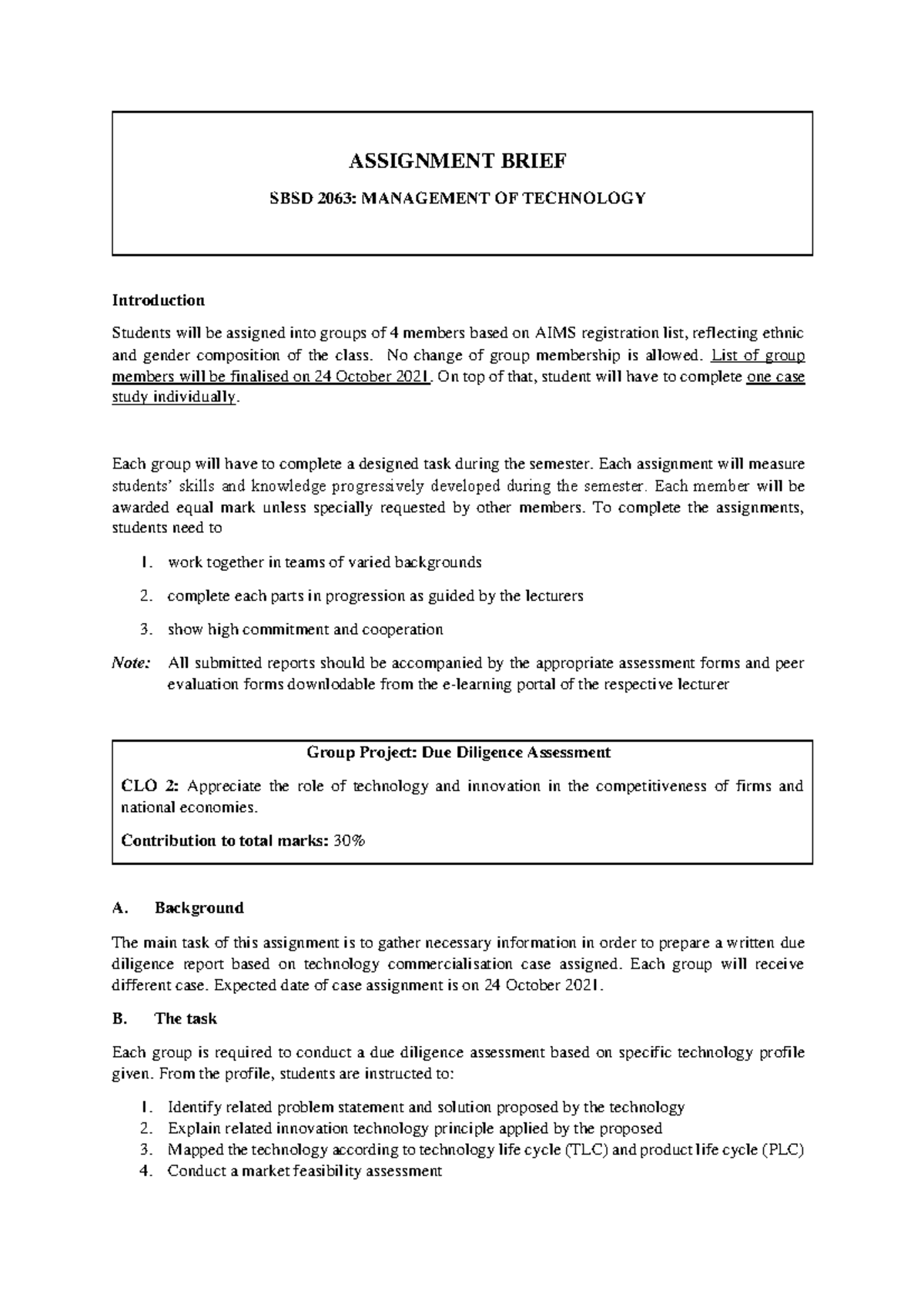 brief assignment pdf