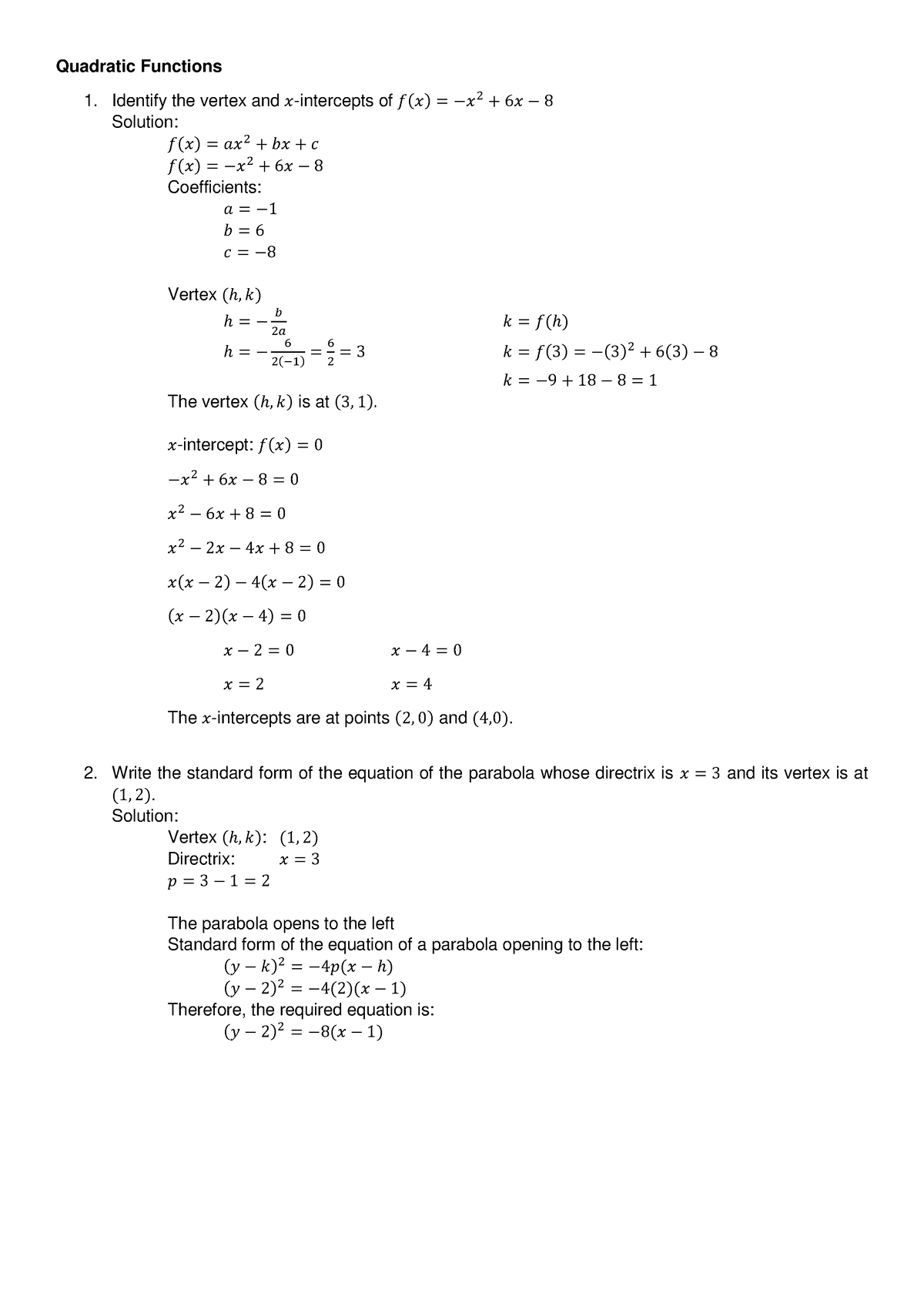 esci110-problem-set-5-quadratic-functions-identify-the-vertex-and